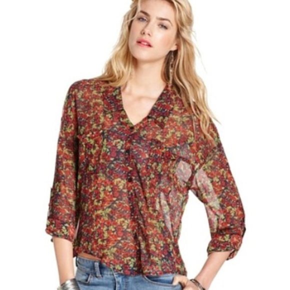 Free People Blouse Y2K - Picture 2 of 8